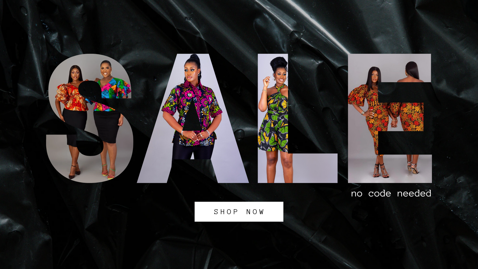 Canva flier indicating 20% off all items with discount code