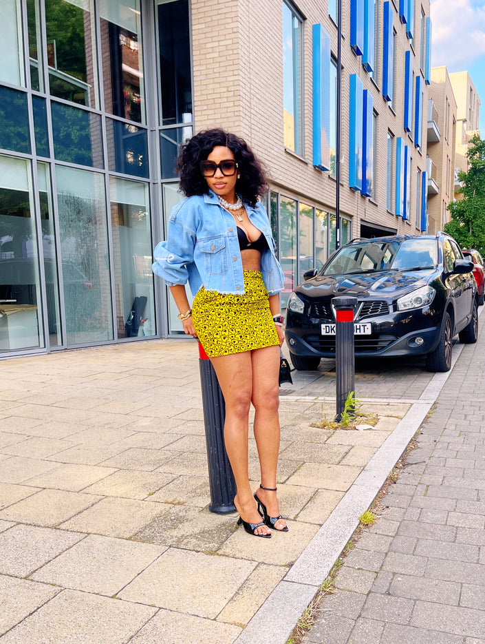 Collette Pencil Mini Skirt
