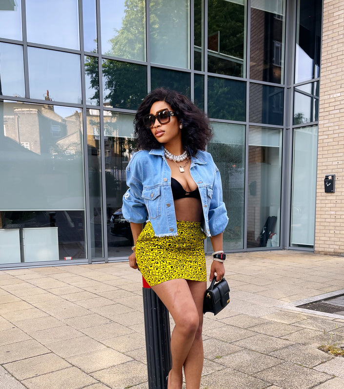 Collette Pencil Mini Skirt
