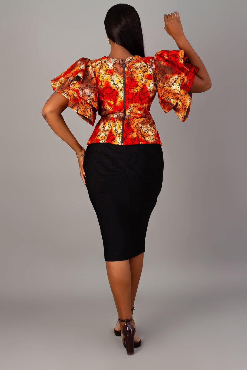 Sandra Ankara Flare Hand Top AmazinApparels Sandra Ankara Flare Hand Top AmazinApparels