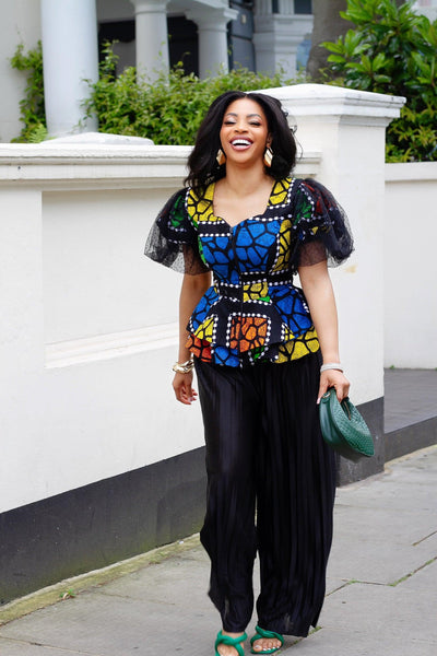 Seyi Ankara Peplum Top | Amazin Apparels – AmazinApparels